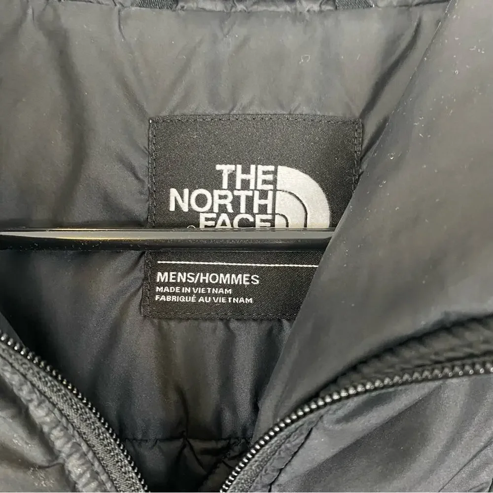 The North Face Full Zip Puffer Jacket Black Winter Snow